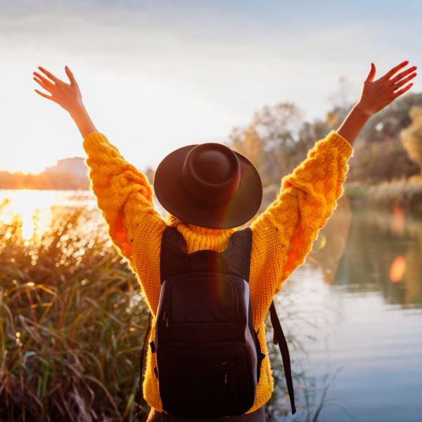 A woman embraces her sober journey at a rehab in Denver, Colorado.