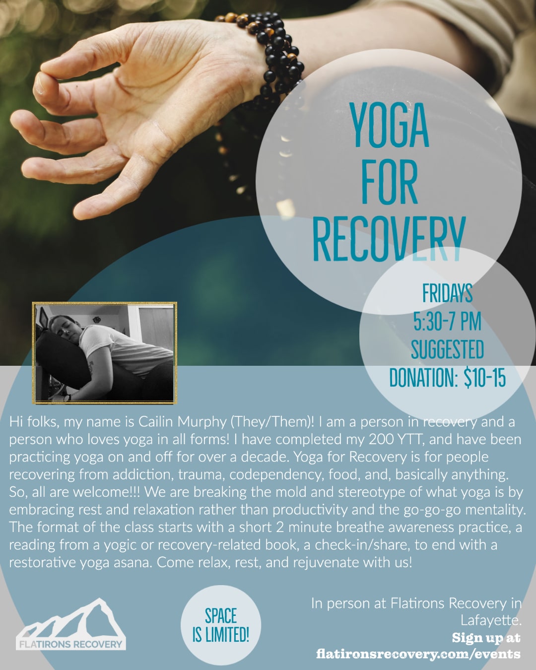 yoga for recovery Boulder Colorado