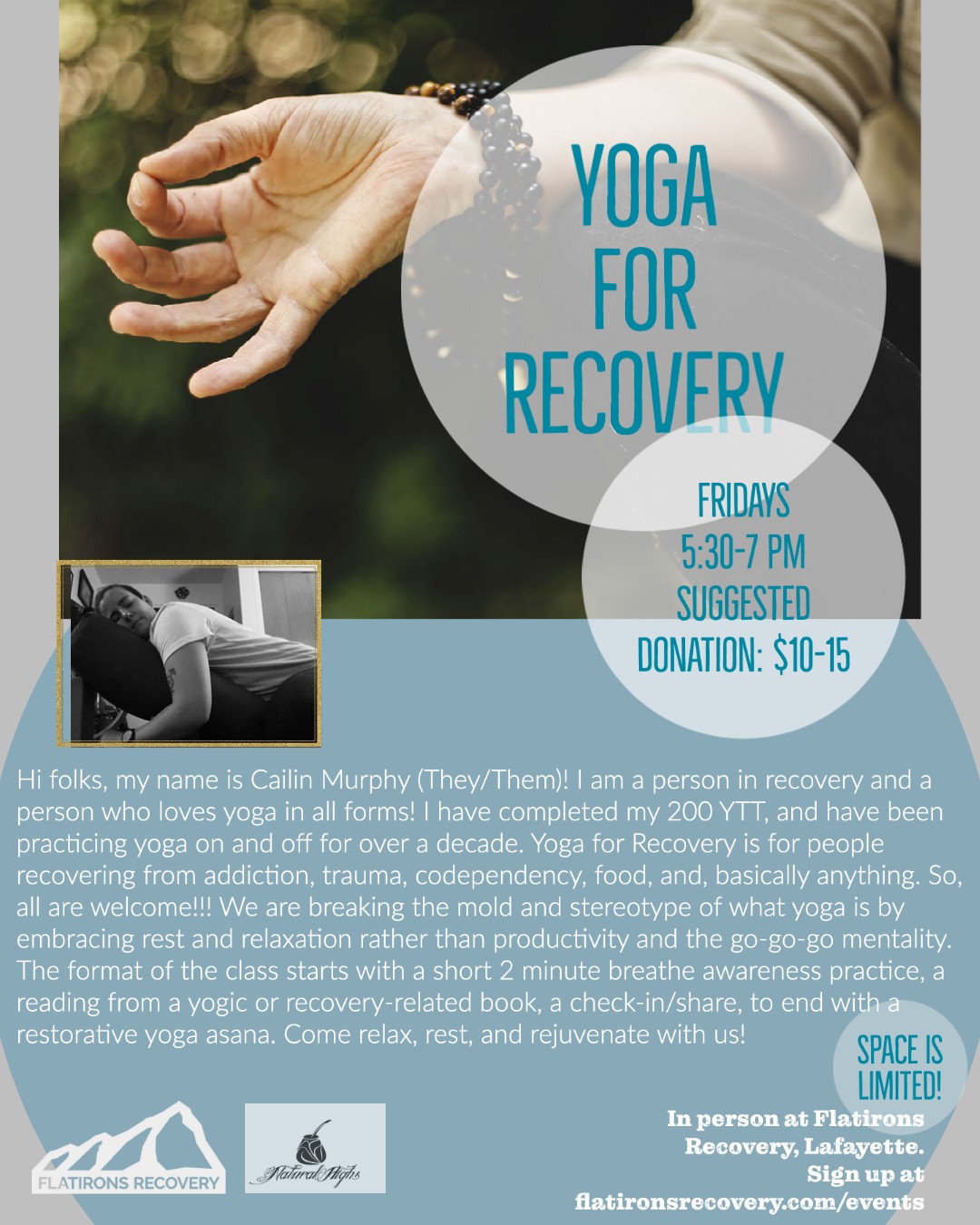 yoga for recovery Boulder Colorado