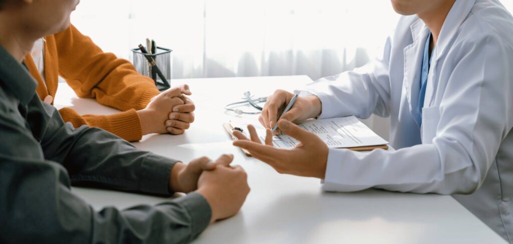 Doctor providing information about benzo addiction treatment in Boulder.