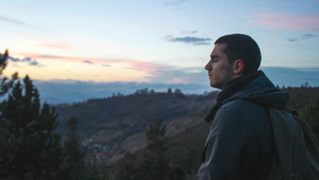 Man experiencing the benefits of alcohol addiction treatment in Boulder, Colorado.