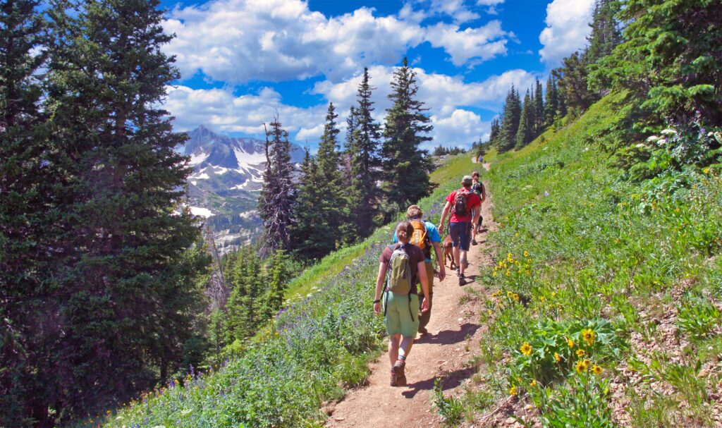 Boulder rehab clients go on a hike