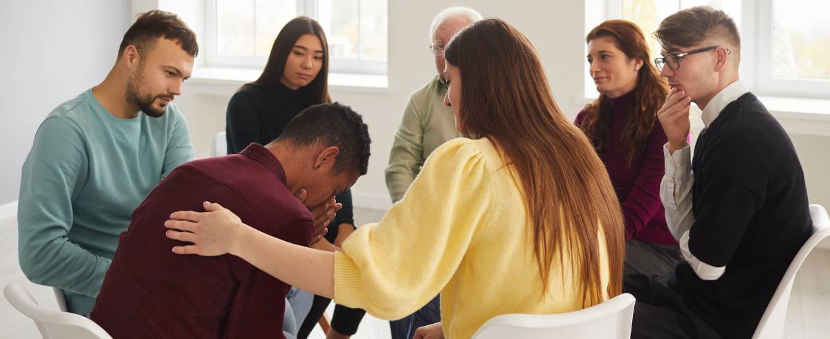 Family therapy session during Xanax addiction treatment in Boulder, Colorado.