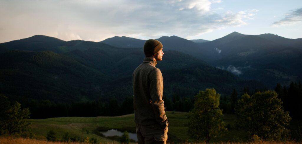 A man experiencing the benefits of PTSD Treatment in Boulder, Colorado.