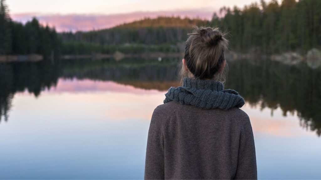 A woman experiencing the benefits of depression treatment in Boulder, Colorado.