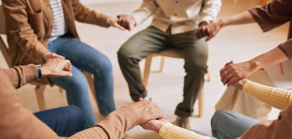 Group therapy during opiate detox in Boulder, Colorado