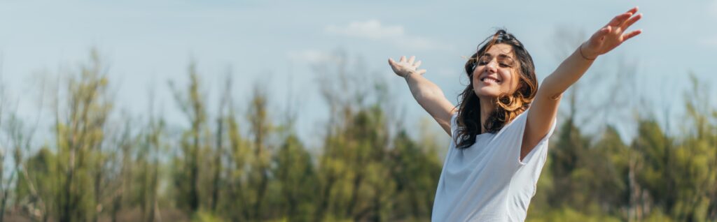 Woman feeling the benefits of a rehab for women in Boulder, Colorado.