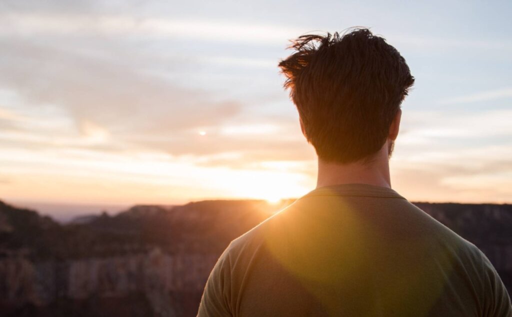 Man feeling empowered after EMDR therapy in Boulder, Colorado.