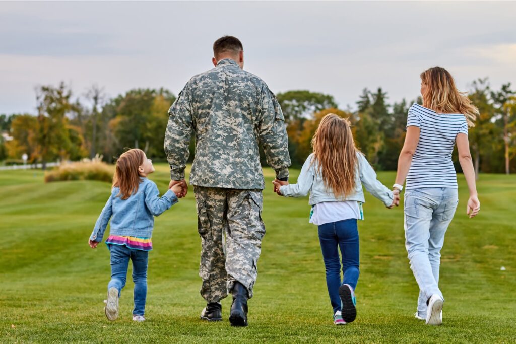 A man enjoys time with his family after completing acute stress disorder treatment in Boulder.