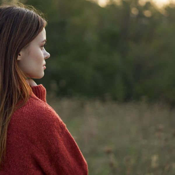 A woman navigating the stages of relapse.